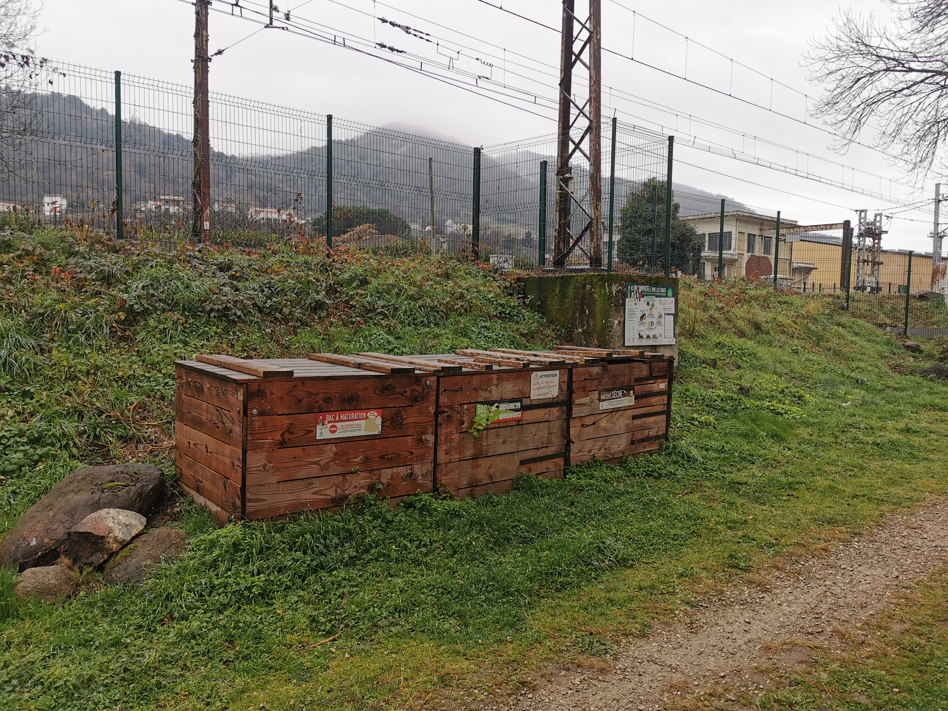 Quartier des Bruilhols à Foix - Composteur